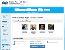 Tablet Screenshot of grantspasshighschool.org
